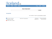 Tablet Screenshot of bookiceland.is
